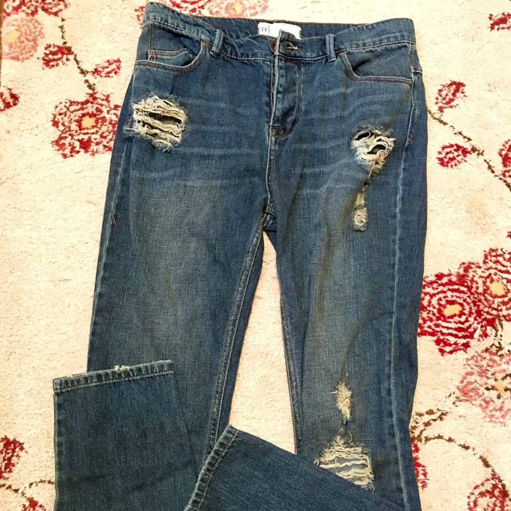 Free People high waist button fly skinnies - SOLD - Picture 1 of 6